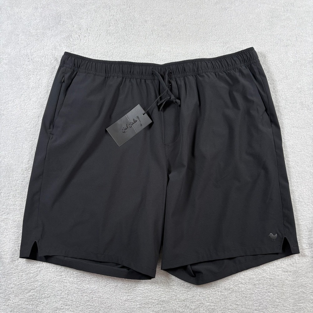 Bad Birdie Active Shorts Mens 2XL Black Stretch Running Golf Sports Athletic Fit